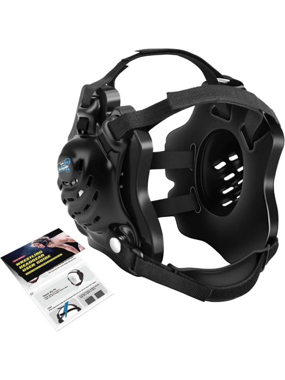 Youth & Adult Wrestling Headgear with Chin Cup | Adjustable, Comfortable Fit